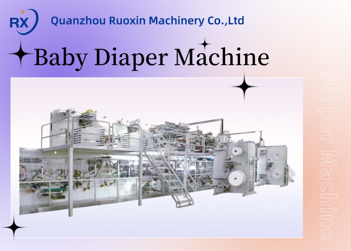 RX được thiết kế máy sản xuất tã trẻ em chất lượng cao mới