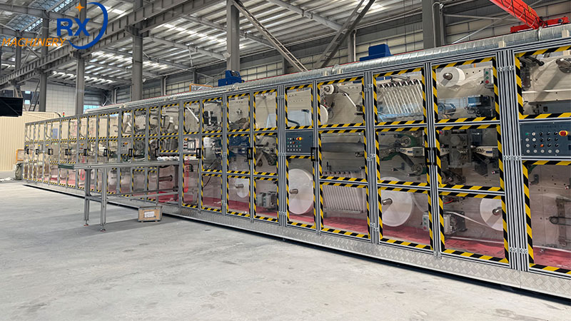 Sanitary napkin production machine at Quanzhou Ruoxin Machinery Sanitary napkin production machine at Quanzhou Ruoxin Machinery