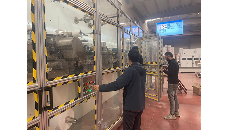 RX Machinery lắp đặt thành công máy sản xuất băng vệ sinh cho khách hàng Thổ Nhĩ Kỳ